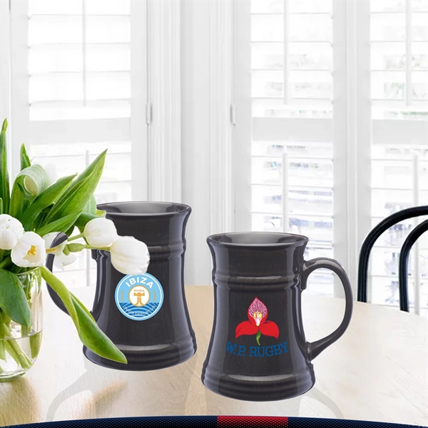 17 oz. Ceramic Beer Mugs - 17 oz. Ceramic Beer Mugs - Image 1 of 3