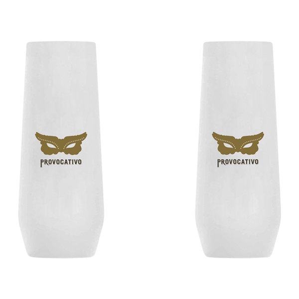 Acrylic Stemless  Champagne Flutes - Acrylic Stemless  Champagne Flutes - Image 2 of 5