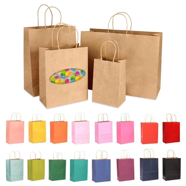 Kraft Paper Tote Bags - Kraft Paper Tote Bags - Image 0 of 4