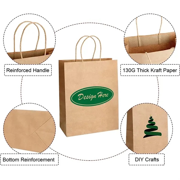 Kraft Paper Tote Bags - Kraft Paper Tote Bags - Image 4 of 4