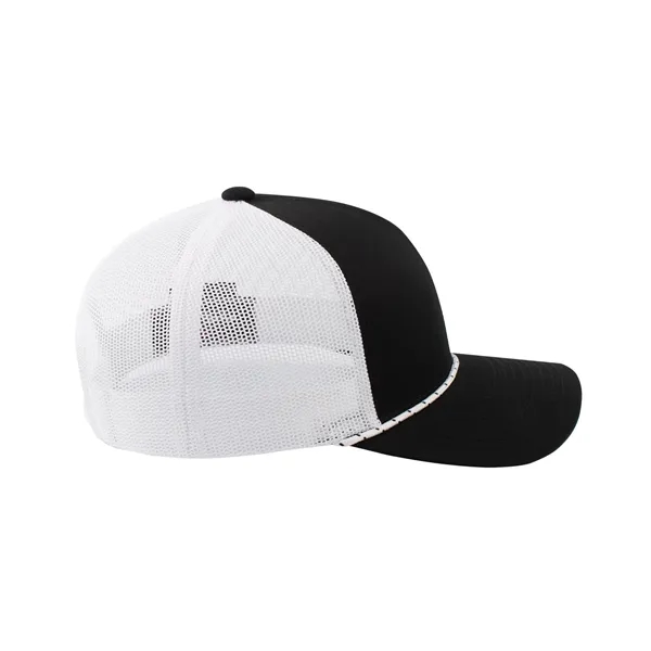 Pacific Headwear Trucker Snapback Braid Cap - Pacific Headwear Trucker Snapback Braid Cap - Image 18 of 70