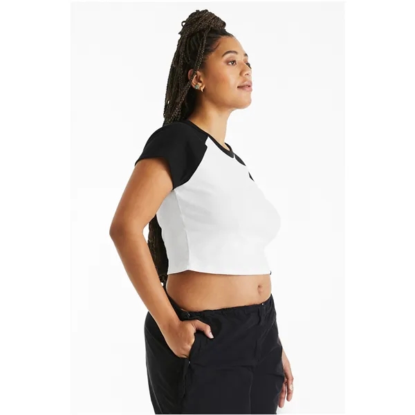 Bella + Canvas Ladies' Micro Ribbed Raglan Baby T-Shirt - Bella + Canvas Ladies' Micro Ribbed Raglan Baby T-Shirt - Image 15 of 58