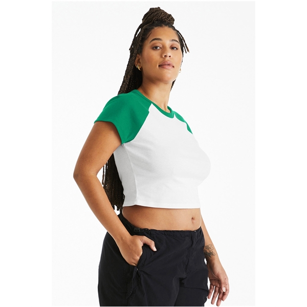 Bella + Canvas Ladies' Micro Ribbed Raglan Baby T-Shirt - Bella + Canvas Ladies' Micro Ribbed Raglan Baby T-Shirt - Image 16 of 58