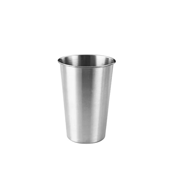16 Oz Stainless Steel Pint Cup - 16 Oz Stainless Steel Pint Cup - Image 0 of 2