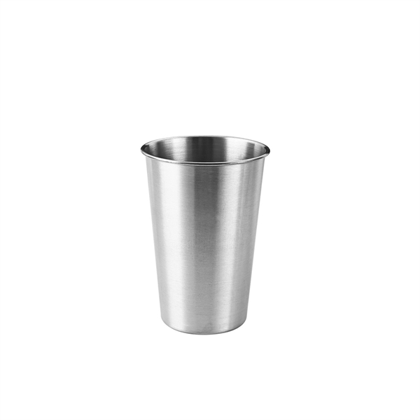 16 Oz Stainless Steel Pint Cup - 16 Oz Stainless Steel Pint Cup - Image 2 of 2