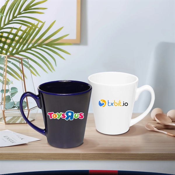 12 oz. Blint Ceramic Latte Custom Mugs - 12 oz. Blint Ceramic Latte Custom Mugs - Image 1 of 8