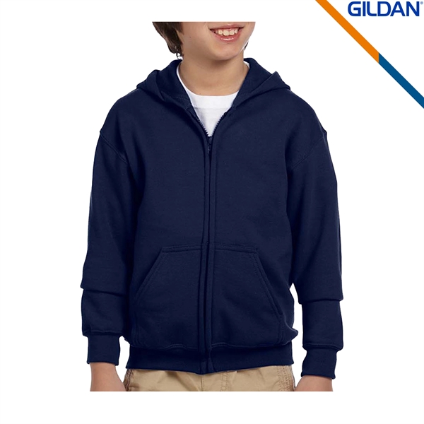 Gildan® Heavy Blend Youth Full Zipper Sweatshirts - Gildan® Heavy Blend Youth Full Zipper Sweatshirts - Image 3 of 10