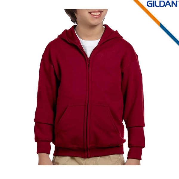 Gildan® Heavy Blend Youth Full Zipper Sweatshirts - Gildan® Heavy Blend Youth Full Zipper Sweatshirts - Image 6 of 10
