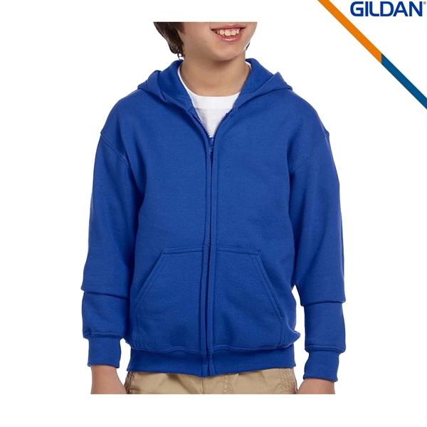 Gildan® Heavy Blend Youth Full Zipper Sweatshirts - Gildan® Heavy Blend Youth Full Zipper Sweatshirts - Image 8 of 10