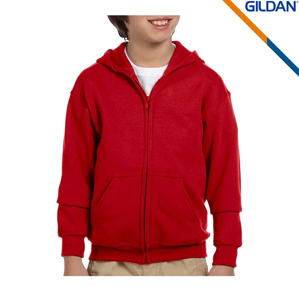 Gildan® Heavy Blend Youth Full Zipper Sweatshirts - Gildan® Heavy Blend Youth Full Zipper Sweatshirts - Image 9 of 10