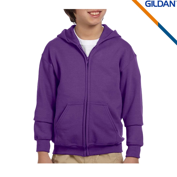 Gildan® Heavy Blend Youth Full Zipper Sweatshirts - Gildan® Heavy Blend Youth Full Zipper Sweatshirts - Image 10 of 10