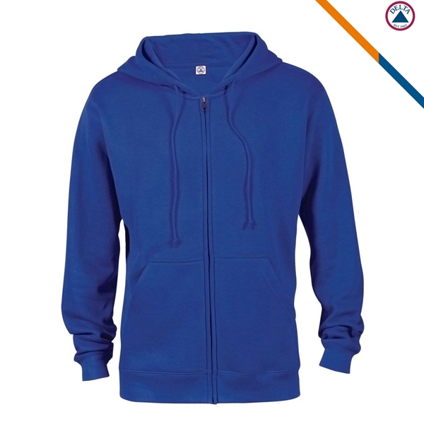 Delta Apparel® Adult Zip Hoodie Sweatshirts - Delta Apparel® Adult Zip Hoodie Sweatshirts - Image 5 of 11