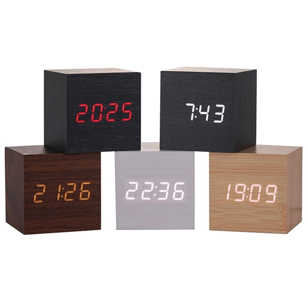Cube LED Alarm Clock - Cube LED Alarm Clock - Image 0 of 6