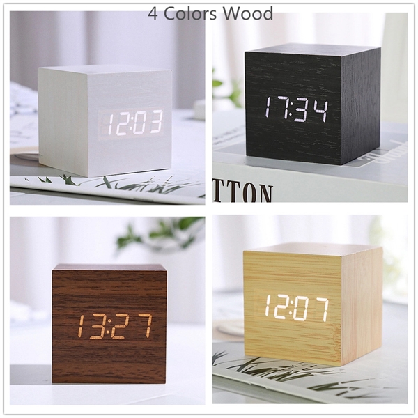 Cube LED Alarm Clock - Cube LED Alarm Clock - Image 1 of 6