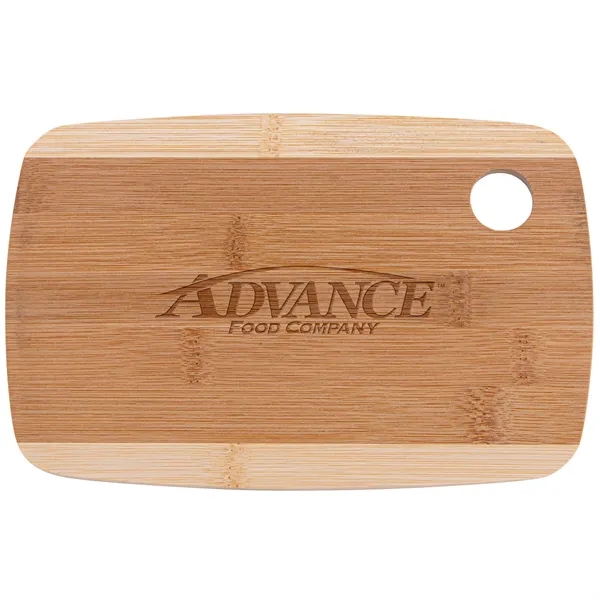 The Camden 9-Inch Two-Tone Bamboo Cutting Board - The Camden 9-Inch Two-Tone Bamboo Cutting Board - Image 0 of 5