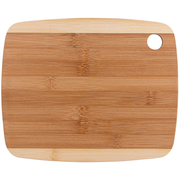 The Gosford 11-Inch Two-Tone Bamboo Cutting Board - The Gosford 11-Inch Two-Tone Bamboo Cutting Board - Image 1 of 5