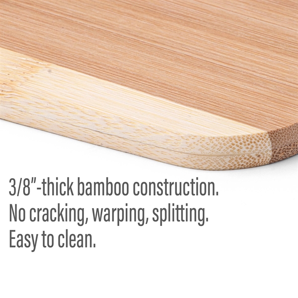 The Gosford 11-Inch Two-Tone Bamboo Cutting Board - The Gosford 11-Inch Two-Tone Bamboo Cutting Board - Image 5 of 5