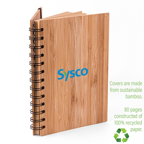 EverGreen Bamboo Notebook with Recycled Paper - EverGreen Bamboo Notebook with Recycled Paper - Image 1 of 5