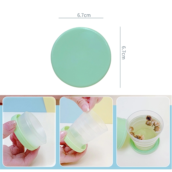 Plastic Outdoor Folding Water Cup - Plastic Outdoor Folding Water Cup - Image 0 of 5