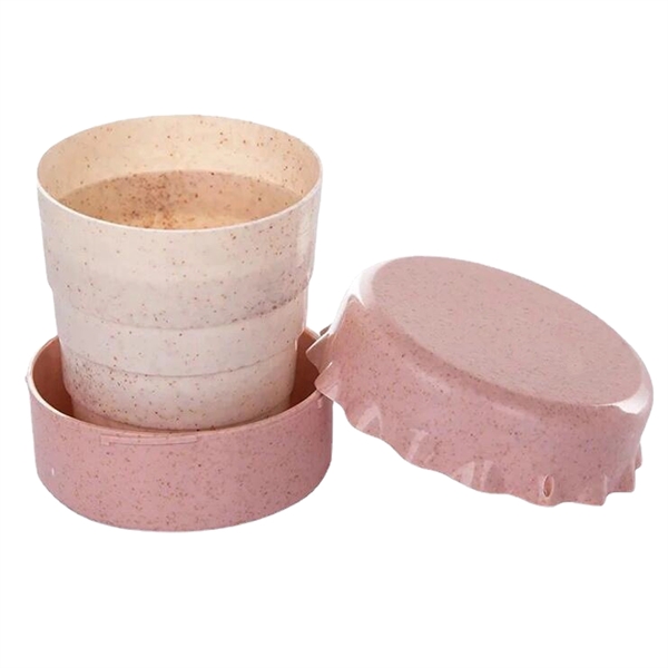Plastic Telescopic Drinking Collapsible Cup - Plastic Telescopic Drinking Collapsible Cup - Image 0 of 3