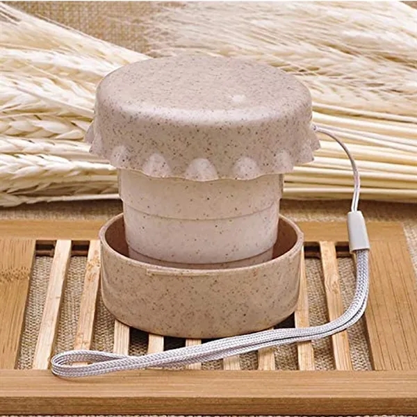 Plastic Telescopic Drinking Collapsible Cup - Plastic Telescopic Drinking Collapsible Cup - Image 2 of 3