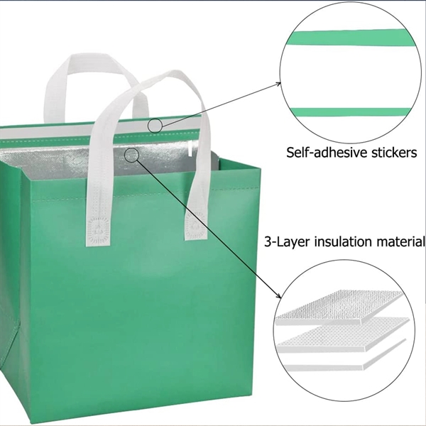 Non-Woven Insulated Lunch Bags - Non-Woven Insulated Lunch Bags - Image 3 of 4