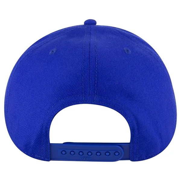 Wool Blend Twill Round Flat Visor "SNAP" 6 Panel Hat - Wool Blend Twill Round Flat Visor "SNAP" 6 Panel Hat - Image 2 of 193