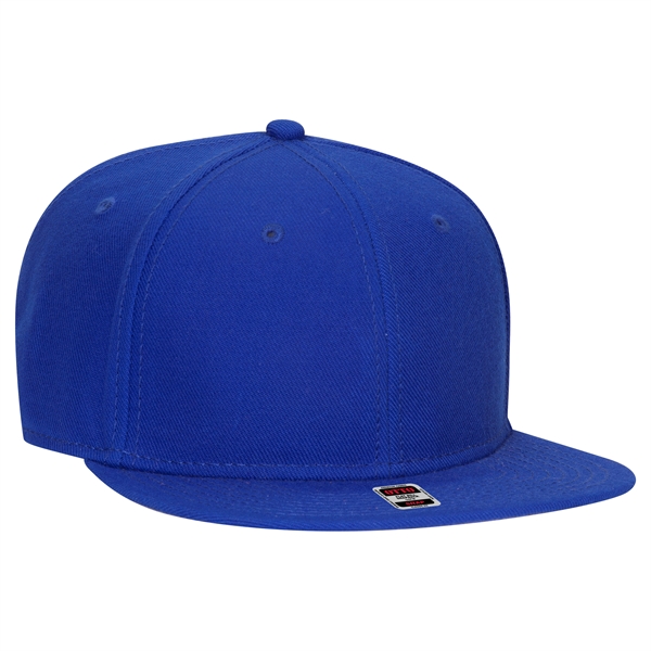 Wool Blend Twill Round Flat Visor "SNAP" 6 Panel Hat - Wool Blend Twill Round Flat Visor "SNAP" 6 Panel Hat - Image 7 of 193