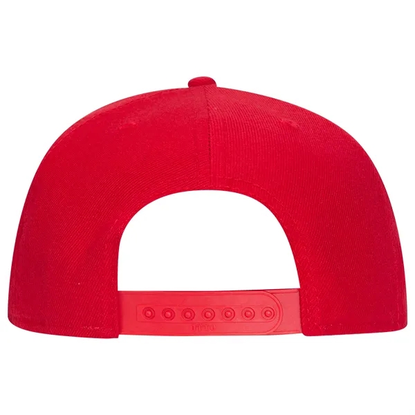 Wool Blend Twill Round Flat Visor "SNAP" 6 Panel Hat - Wool Blend Twill Round Flat Visor "SNAP" 6 Panel Hat - Image 14 of 193