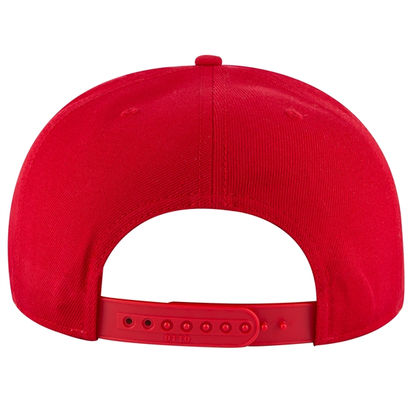 Wool Blend Twill Round Flat Visor "SNAP" 6 Panel Hat - Wool Blend Twill Round Flat Visor "SNAP" 6 Panel Hat - Image 17 of 193