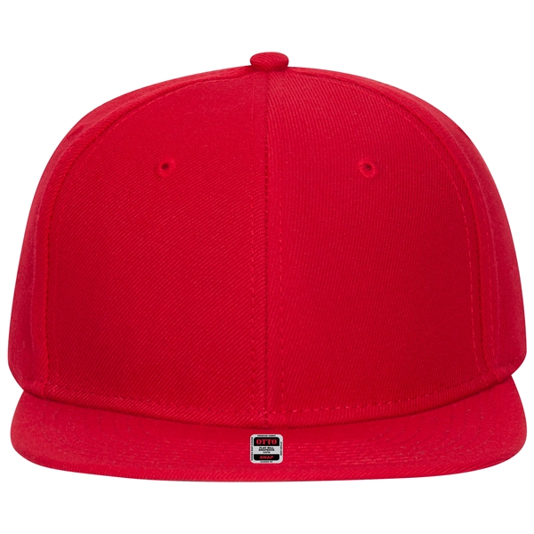 Wool Blend Twill Round Flat Visor "SNAP" 6 Panel Hat - Wool Blend Twill Round Flat Visor "SNAP" 6 Panel Hat - Image 15 of 193
