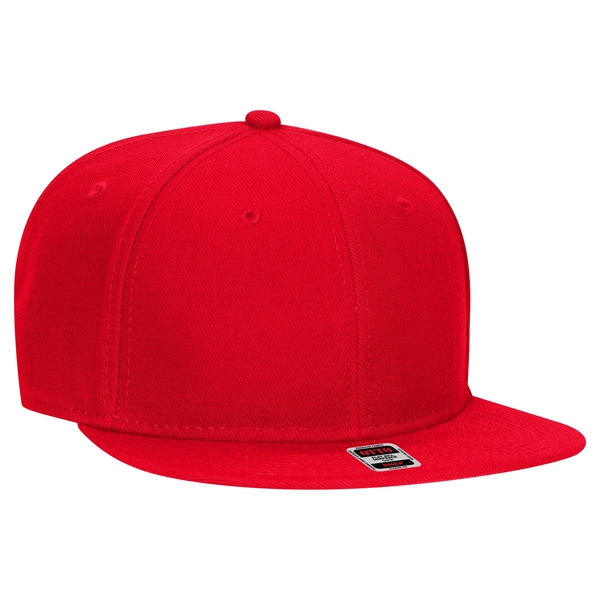Wool Blend Twill Round Flat Visor "SNAP" 6 Panel Hat - Wool Blend Twill Round Flat Visor "SNAP" 6 Panel Hat - Image 13 of 193
