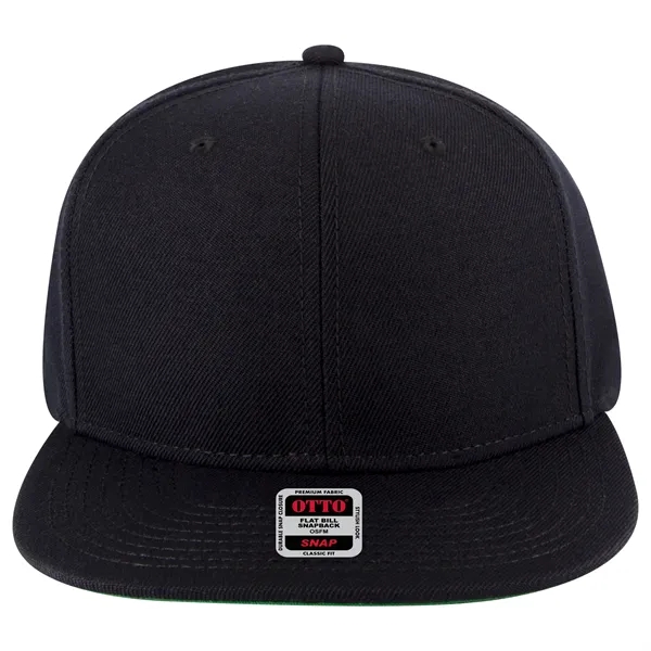 Wool Blend Twill Round Flat Visor "SNAP" 6 Panel Hat - Wool Blend Twill Round Flat Visor "SNAP" 6 Panel Hat - Image 21 of 193