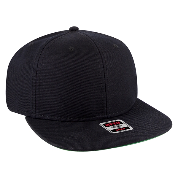 Wool Blend Twill Round Flat Visor "SNAP" 6 Panel Hat - Wool Blend Twill Round Flat Visor "SNAP" 6 Panel Hat - Image 19 of 193
