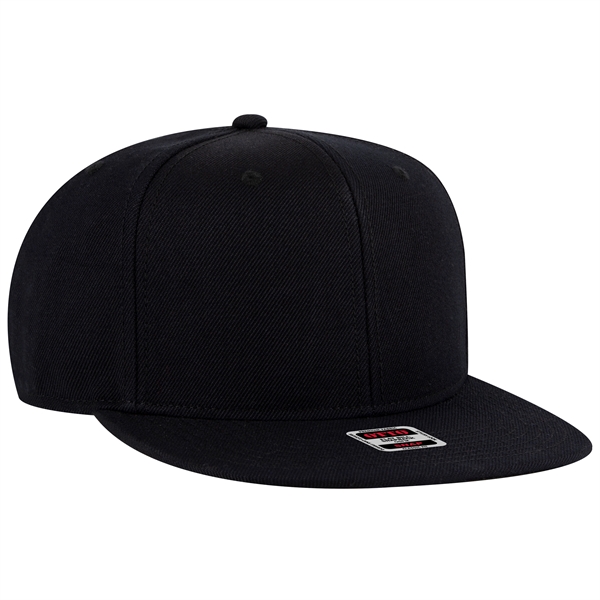 Wool Blend Twill Round Flat Visor "SNAP" 6 Panel Hat - Wool Blend Twill Round Flat Visor "SNAP" 6 Panel Hat - Image 25 of 193