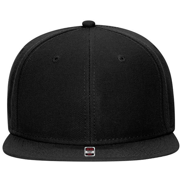 Wool Blend Twill Round Flat Visor "SNAP" 6 Panel Hat - Wool Blend Twill Round Flat Visor "SNAP" 6 Panel Hat - Image 24 of 193