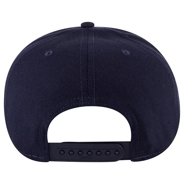 Wool Blend Twill Round Flat Visor "SNAP" 6 Panel Hat - Wool Blend Twill Round Flat Visor "SNAP" 6 Panel Hat - Image 29 of 193