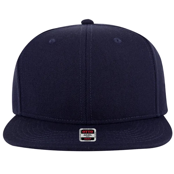 Wool Blend Twill Round Flat Visor "SNAP" 6 Panel Hat - Wool Blend Twill Round Flat Visor "SNAP" 6 Panel Hat - Image 36 of 193