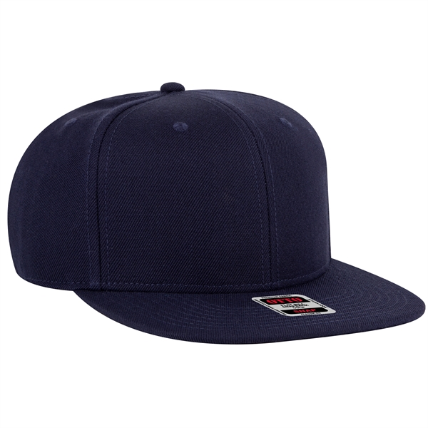 Wool Blend Twill Round Flat Visor "SNAP" 6 Panel Hat - Wool Blend Twill Round Flat Visor "SNAP" 6 Panel Hat - Image 34 of 193