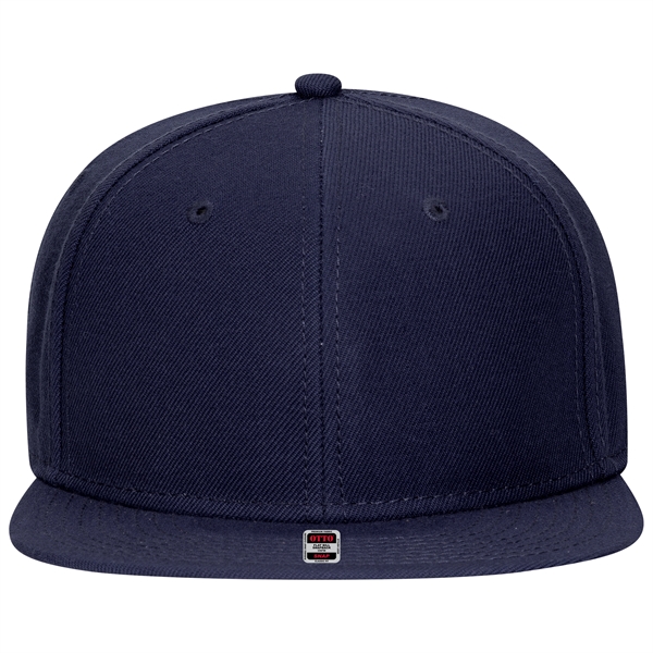 Wool Blend Twill Round Flat Visor "SNAP" 6 Panel Hat - Wool Blend Twill Round Flat Visor "SNAP" 6 Panel Hat - Image 33 of 193