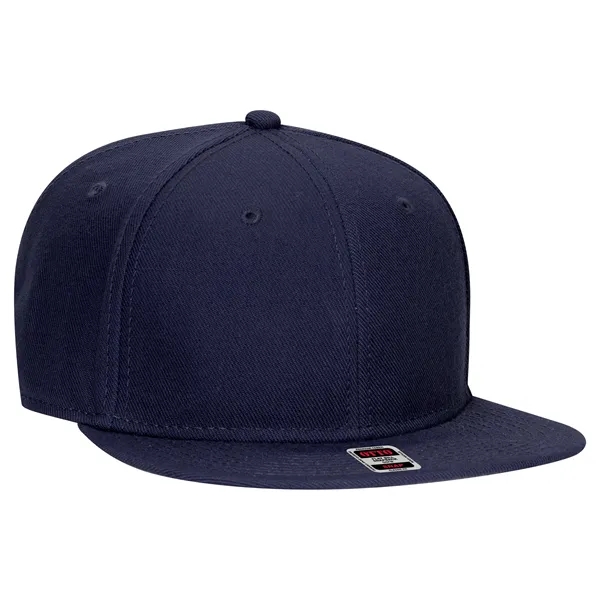 Wool Blend Twill Round Flat Visor "SNAP" 6 Panel Hat - Wool Blend Twill Round Flat Visor "SNAP" 6 Panel Hat - Image 31 of 193