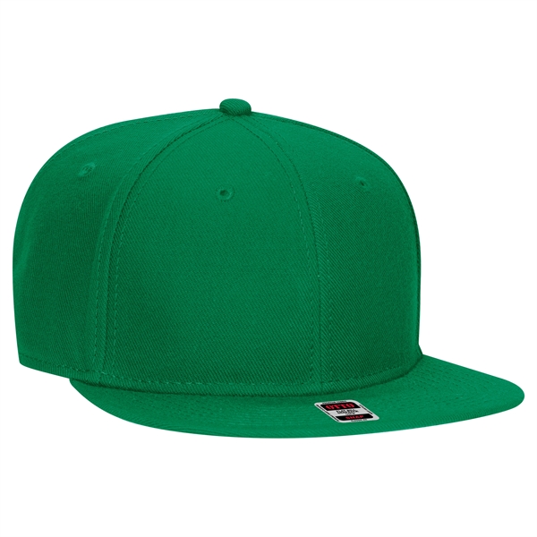 Wool Blend Twill Round Flat Visor "SNAP" 6 Panel Hat - Wool Blend Twill Round Flat Visor "SNAP" 6 Panel Hat - Image 37 of 193
