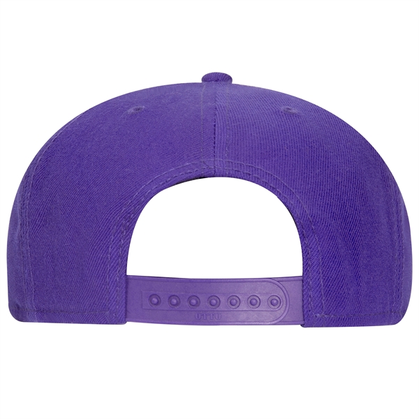 Wool Blend Twill Round Flat Visor "SNAP" 6 Panel Hat - Wool Blend Twill Round Flat Visor "SNAP" 6 Panel Hat - Image 41 of 193