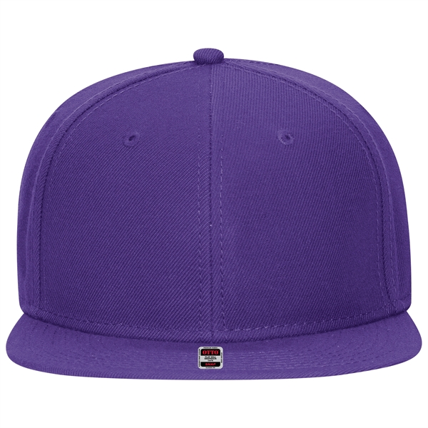 Wool Blend Twill Round Flat Visor "SNAP" 6 Panel Hat - Wool Blend Twill Round Flat Visor "SNAP" 6 Panel Hat - Image 42 of 193