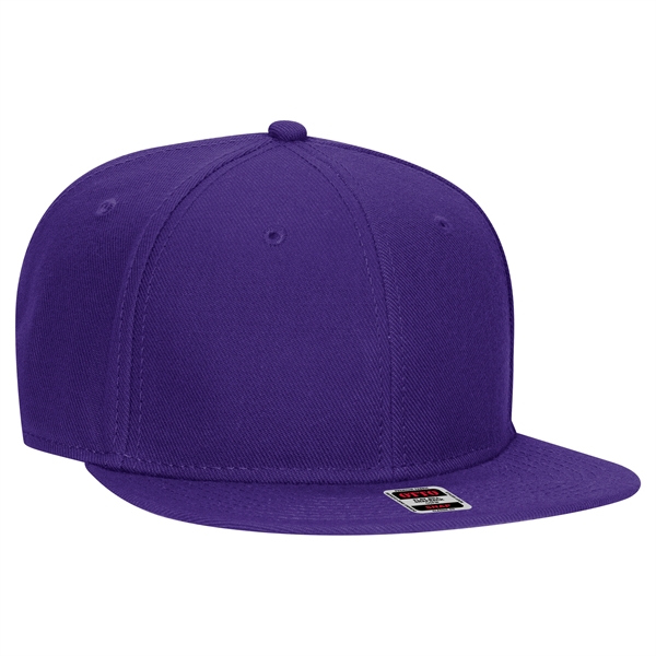 Wool Blend Twill Round Flat Visor "SNAP" 6 Panel Hat - Wool Blend Twill Round Flat Visor "SNAP" 6 Panel Hat - Image 40 of 193