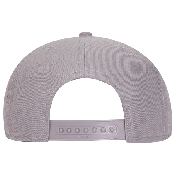Wool Blend Twill Round Flat Visor "SNAP" 6 Panel Hat - Wool Blend Twill Round Flat Visor "SNAP" 6 Panel Hat - Image 44 of 193