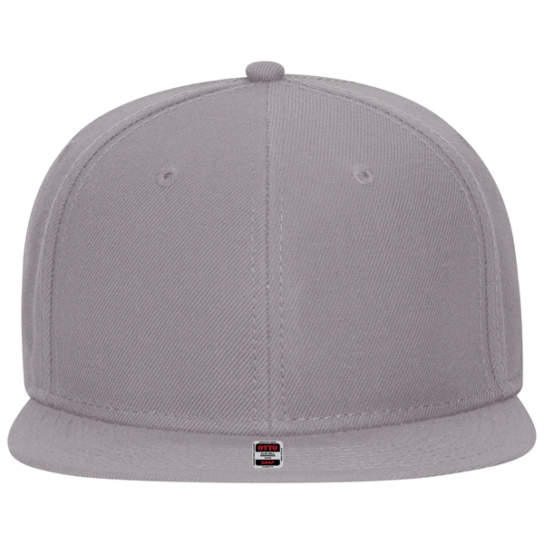 Wool Blend Twill Round Flat Visor "SNAP" 6 Panel Hat - Wool Blend Twill Round Flat Visor "SNAP" 6 Panel Hat - Image 45 of 193