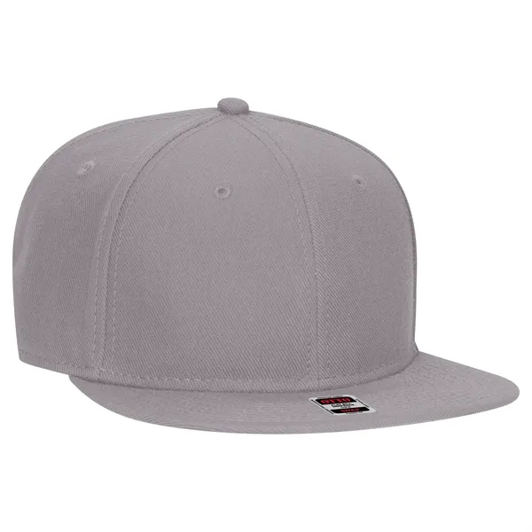 Wool Blend Twill Round Flat Visor "SNAP" 6 Panel Hat - Wool Blend Twill Round Flat Visor "SNAP" 6 Panel Hat - Image 43 of 193