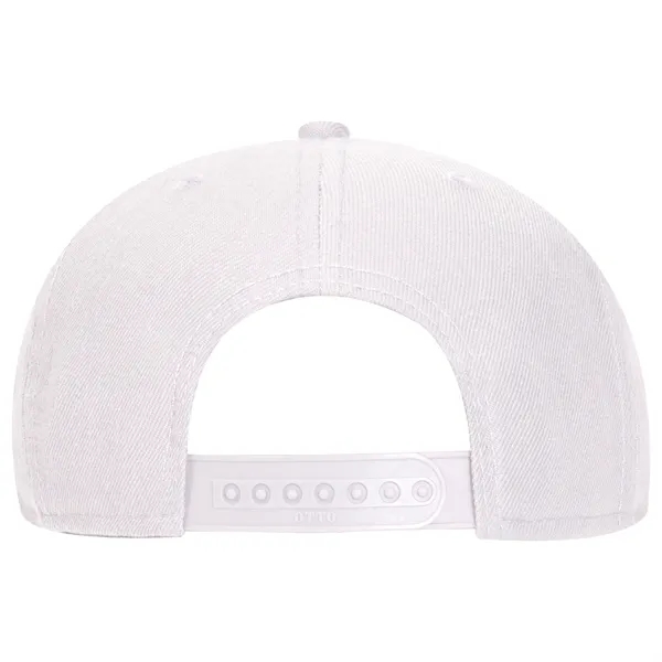 Wool Blend Twill Round Flat Visor "SNAP" 6 Panel Hat - Wool Blend Twill Round Flat Visor "SNAP" 6 Panel Hat - Image 49 of 193