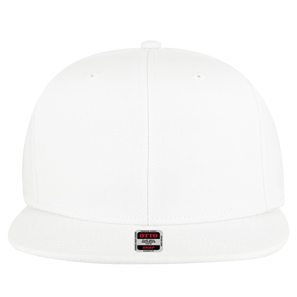 Wool Blend Twill Round Flat Visor "SNAP" 6 Panel Hat - Wool Blend Twill Round Flat Visor "SNAP" 6 Panel Hat - Image 53 of 193